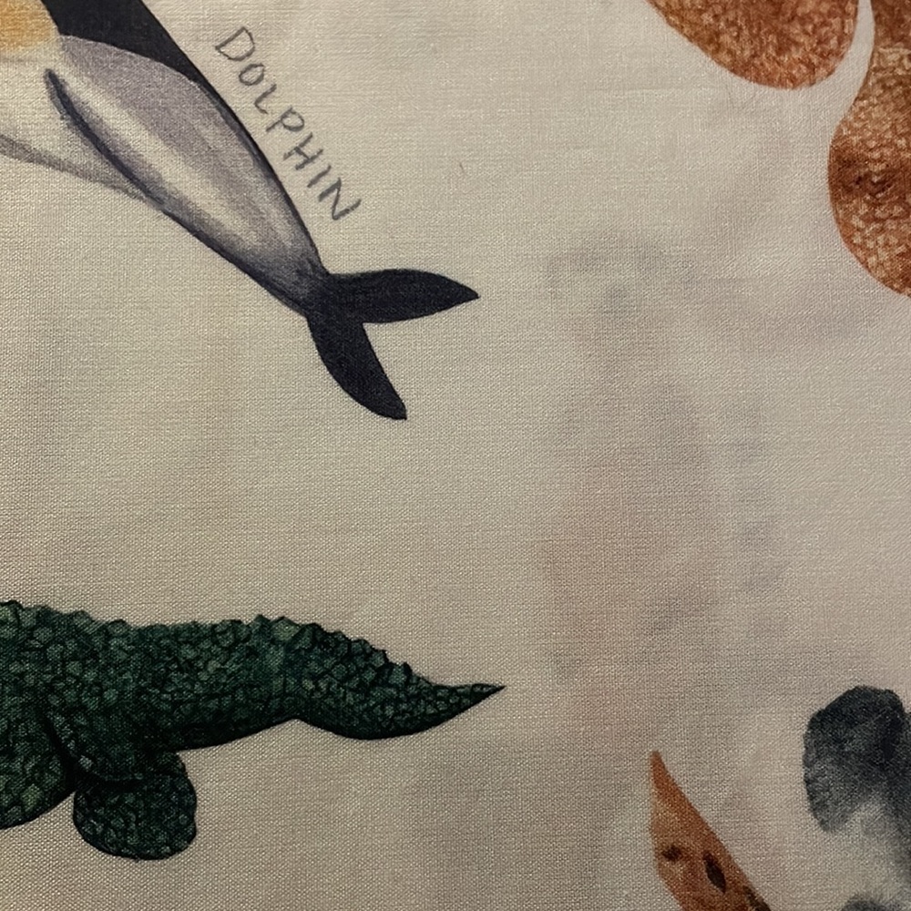 Pottery Barn Animals Top Flat Sheet - Brand New / Never Used - Picture 2 of 5